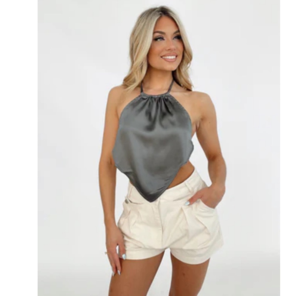 Lane 201 Happy Hour Top in Grey